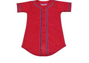 ชุดยูนิฟอร์มเบสบอลกระดุมเต็มเม็ดสำหรับมืออาชีพเสื้อยืดแขนสั้นใส่สบายน้ำหนักเบามีสไตล์ไซส์ใหญ่พิเศษระบายอากาศได้ดี - Product Image 2