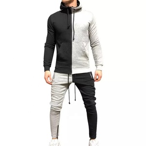 Nuevo Conjunto Deportivo para Hombre, Ropa Urbana de Primera Calidad, 100% Algodón, Material Sólido - Product Image 3