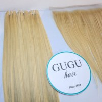 Extensions de cheveux humains vierges pour tissage machine double, super double drawn, lisses comme des baguettes, en lots pour colorations de cheveux à la dentelle