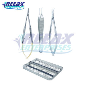 REEAX ENTERPRISES Juego de instrumentos microquirúrgicos oftálmicos Herramientas de cirugía de cataratas de acero inoxidable - Product Image 6