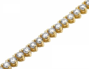 Moda estilo único 925 Plata chapado en oro Iced Out Moissanite tenis cadena Hip Hop joyería Collar para hombres mujeres - Product Image 2