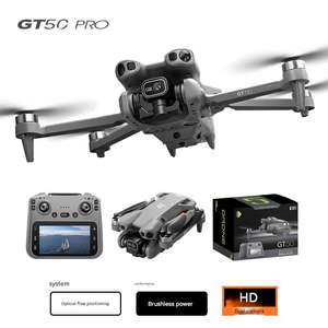 Drone de photographie aérienne GT50, vidéo FHD 1080p, temps de vol de 21 à 30 minutes, moteurs sans balais, conception pliable, transmission d'écran - Product Image 2
