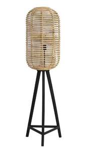 Lámpara de Escritorio Decorativa con Pantalla de Tela, Diseño Creativo Tejido, Luz Blanca Cálida, Cuidado para los Ojos, Diseño Minimalista - Product Image 5