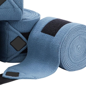 Envolturas profesionales para piernas de polo de caballo, forro polar de doble cara, vendaje flexible duradero, vendajes de lana para caballos - Product Image 3