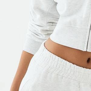 Sweat à capuche personnalisable avec logo, design uni / fermeture éclair, pour femmes, approvisionnement en gros, manches longues, fabricant de sweat à capuche - Product Image 3