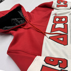 Sudadera con capucha Delta Sigma Theta para mujer con forro de satén Accesorio cómodo y elegante - Product Image 2