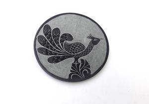 ที่วางธูปรูปมังกรแกะสลักด้วยมือถาดรองเถ้าทรงกลมทำจากหินทรงกรวยที่เผาสบู่แกะสลักด้วยมือ - Product Image 5