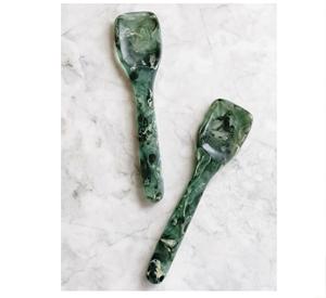 Servidores de ensalada simples de resina SERVIDOR DE ENSALADA DE MADERA JUEGO DE 2 HECHO A MANO ÚNICO KETCHENWAR - Product Image 2