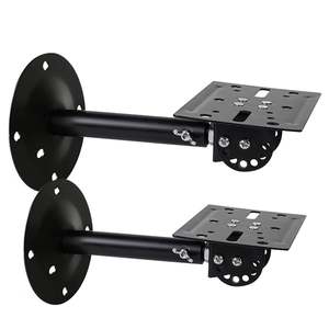 5Core <b>Speaker</b> Wall Mount Rotatable Angle Universal <b>Large</b> Bookshelf Mounting Bracket - Product Image 1