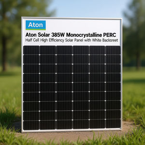Panel Solar Monocristalino PERC de 385W de Alta Eficiencia con Lámina Trasera Blanca Aton Solar - Product Image 3