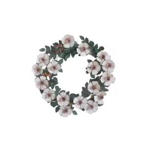 Gold Leaf Metal <b>Wreath</b> Decorative Wall Hanging <b>Wreath</b> for Home Front Door Wall Decorative Metal <b>Wreath</b> - Product Image 5