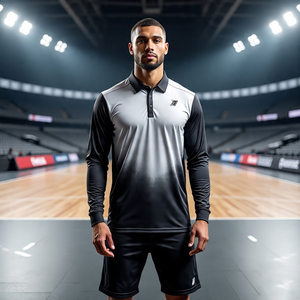 À la mode imprimé à manches longues Polo hommes Streetwear Jogging Polo t-shirt hommes haute qualité col rabattu Polo hommes - Product Image 3