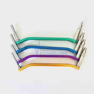 Juego de instrumentos veterinarios ortopédicos de acero inoxidable guía de taladro doble 1,5-3,5mm Base de potencia Manual instrumentos quirúrgicos - Product Image 3