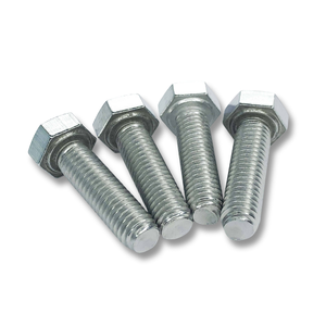 SS304 SS316 <span class=keywords><strong>Hex</strong></span> Bolt Nut thép không gỉ đầy đủ chủ đề hình lục giác đầu bu lông, <span class=keywords><strong>Hex</strong></span> phẳng đầu nắp ốc vít ốc vít DIN 933 / ISO 4017 - Product Image 2