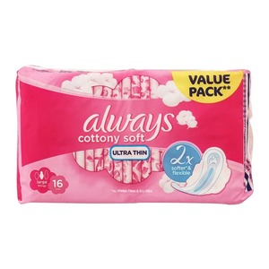Always Radiant Feminine Pads for Women, Size 3, Extra Heavy Flow, with Wings, Scented, 22 Ct - Product Image 4