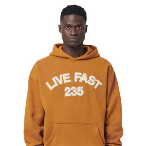 Sweat-shirt à Capuche en Molleton de 400 Coton, Couleur Unie, Anti-Rétrécissement, Couleur Unie, à Capuche, Unisexe, 100% g - Product Image 1