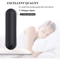 Mini Bullet Vibrator Analplug 10 Geschwindigkeiten 10 Frequenzen Starker Schock 100% Wasserdicht USB Aufladbar 50dB Leise Kabelloses Sexspielzeug