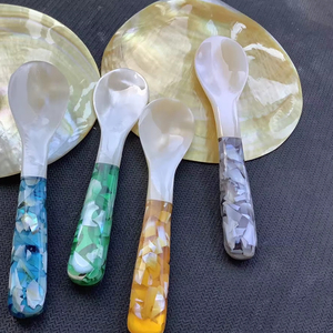 Cuchara de nácar hecha a mano de lujo exquisito utensilio de concha natural para catering de hotel y banquete comedor Vietnam - Product Image 1