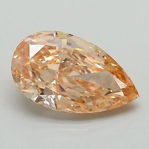 Diamante naranja pera suelto creado en laboratorio para joyería personalizada - Product Image 1
