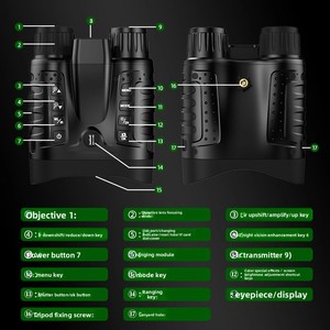 Appareil de vision nocturne Premium NV2185P 4K-Nouveau modèle avec vue de 350 à 400m et conception résistante aux intempéries - Product Image 6