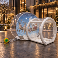 Tente bulle transparente gonflable portable en PVC pour enfants, fête, jardin, événement, décoration de Noël en extérieur