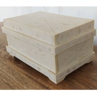 Boîte à bijoux rectangulaire en résine faite à la main avec incrustation de nacre, motif floral personnalisé en relief, multifonctionnelle et décorative, 50 pièces