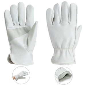 Gants de conducteur fendus de vache de qualité supérieure gants de sécurité de travail en cuir fendu pour la construction gants de sécurité industrielle travailleur - Product Image 2