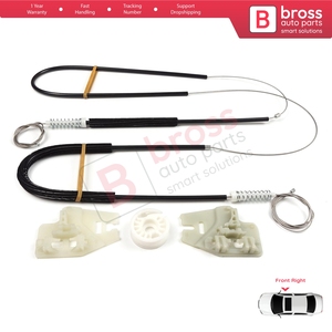 BWR488 Kit de reparación de regulador de ventana puerta delantera derecha para 3 Series E46 1998-2001 4/5 puerta pre-facelift 51337020660 - Product Image 3