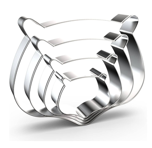 Outils de décoration de biscuits de cuisson Machine à biscuits en métal Presse à biscuits en acier inoxydable avec pièce de design - Product Image 1