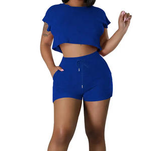 Combinaisons pour dames Ensemble deux pièces Shorts Sweatshirts Active Wear Jumper Short pour femmes Ensemble de sweatshirts à manches longues Printemps 2025 Ensemble court - Product Image 2