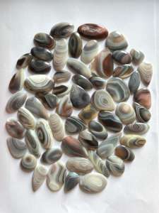 Wholesale Natural Brown Botswana Agate Cabochon Loose Gemstone <b>Crystals</b> for Jewelry Making Botswana Agate Loose Gemstone - Product Image 2