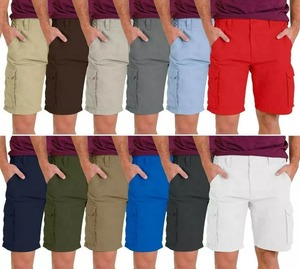 Pantalon court homme en Spandex/Polyester haut de gamme, résistant à l'eau, respirant, séchage rapide, coutures durables, perforations personnalisées - Product Image 1