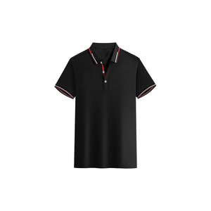 OEM Wholesale Casual Short Sleeve Turn <b>Down</b> Collar 100% Cotton Golf Men's Polo Shirt - Product Image 5