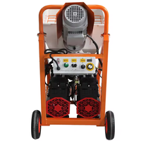 Compresseur d'air à double action GOODTAN, machine à projeter le mortier, pulvérisateur de revêtement polymère, trémie de 50 L, équipement de coulage électrique