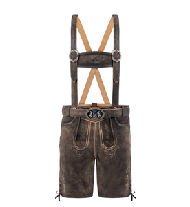 กางเกงขาสั้นผู้ชายแบบแยกวัวแท้เสื้อผ้าบาวาเรีย - Product Image 3