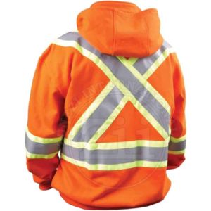 Nouvelle arrivée Veste de travail de sécurité réfléchissante personnalisée pour hommes Hiver Imperméable ANSI Classe 1 LED Flash Coton polaire Fabricant - Product Image 2