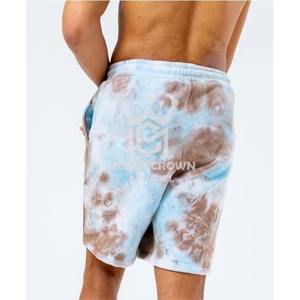 Ropa informal Venta caliente Pantalones cortos de tinte de corbata para hombres Peso ligero 100% Algodón hecho Pantalones cortos de tinte de corbata para hombres a la venta En precio razonable - Product Image 2