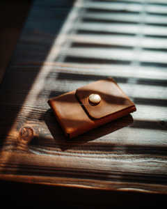 Custom Logo Genuine Leather Stitchless <b>Wallet</b> Slim Trifold Minimalist Card <b>Holder</b> High Quality Factory Direct LSSW-0037 - Product Image 5