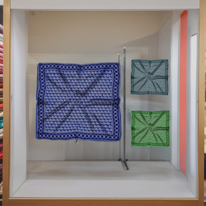 Custom Floral Green Border Satin <b>Square</b> <b>Scarf</b> for Women Digital Printed Dot Animal Fashionable Solid <b>Silk</b> Design for Gifting - Product Image 3