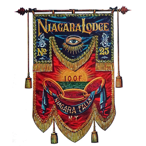 ป้าย Masonic Lodge งานปักลวดลายสำหรับตกแต่ง - Product Image 3