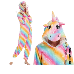 Costume tutina unicorno arcobaleno per adulti # abbigliamento Cosplay 06067 - Product Image 1