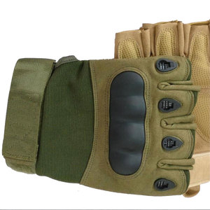 Venta al por mayor guantes tácticos cómodos guantes de caza de tiro de alta calidad antideslizante guantes de cuero personalizados - Product Image 4
