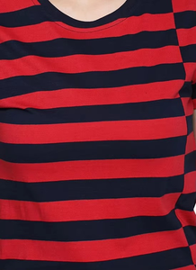 2025 dernière arrivée femmes à manches courtes T-Shirt meilleure vente surdimensionné décontracté couleur bloc respirant matériel pour l'été - Product Image 2