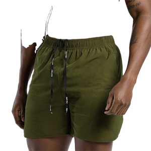 Custom Made OEM Men's Athletic Shorts Nylon & Spandex/Cotton <b>Windproof</b> Breathable Customized Colors Size Logo Wholesale - Product Image 2