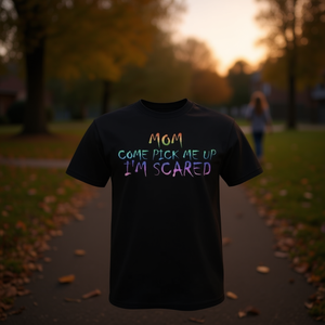 Maman, viens me chercher, je suis effrayée, t-shirt vintage en aquarelle - Product Image 3