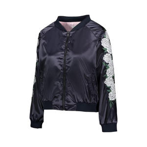 OEM <b>Men's</b> Satin <b>Jacket</b> <b>Varsity</b> <b>Jackets</b> Reversible <b>Bomber</b> Biker Raglan Sleeve Snap Closure Winter Casual Flight <b>Bomber</b> <b>Jacket</b> for - Product Image 1