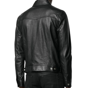 แจ็คเก็ตหนัง PU ดีไซน์วินเทจแบบแยกชิ้นสำหรับผู้ชาย ปกพับได้ สไตล์ลำลอง สำหรับฤดูหนาว แจ็คเก็ตขี่มอเตอร์ไซค์ ขายส่ง - Product Image 3