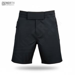 กางเกง MMA แห้งเร็วสำหรับผู้ชาย ขายดี รุ่นใหม่ล่าสุด รับสกรีนโลโก้ สีพื้น บริการ OEM คุณภาพสูง ยืดหยุ่นได้ดี - Product Image 1