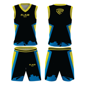 Ensemble de maillots de basket-ball personnalisables de haute qualité pour hommes chemise de sport respirante hauts shorts grande taille impression numérique - Product Image 1