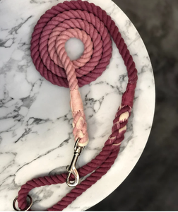 The Crafty <b>Dog</b> Co - Mulberry <b>Rope</b> <b>Lead</b> Ombre - Product Image 1